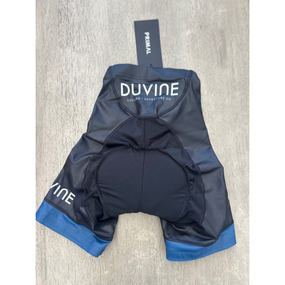 Primal DuVine 2025 Women's Evo Cycling Shorts Black Blue XS DUV255S9WO